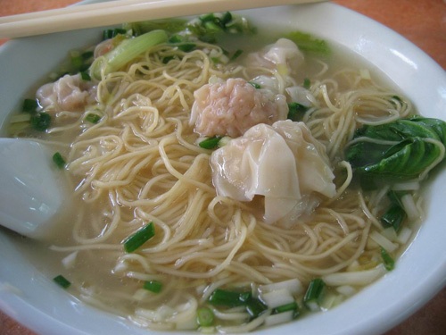 Shrimp Wonton Noodle Soup