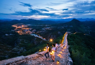 Simatai Great Wall at Night