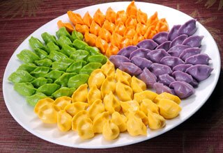 Colored Dumplings
