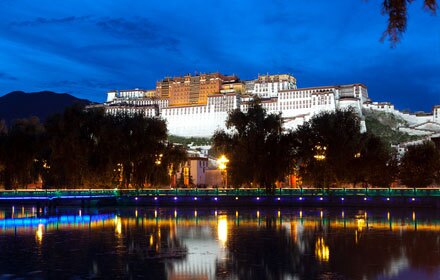 Lhasa by night