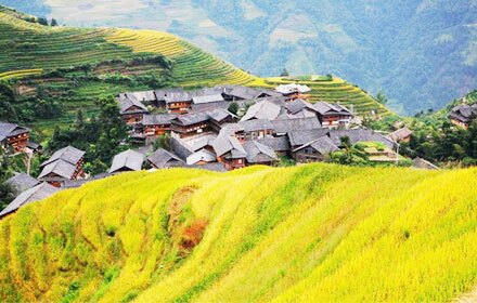 Longji Terraced Fields Scenic Area in Guilin