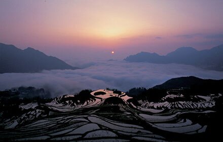 Longji Terraced Fields Scenic Area in Guilin