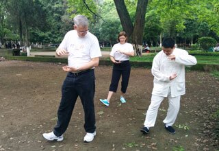 Learning Tai Chi in Yangshuo