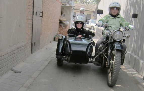 Vintage Sidecar Motorcycle