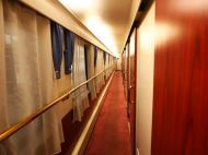 Hallway on China Oriental Express Hallway on China Oriental Express