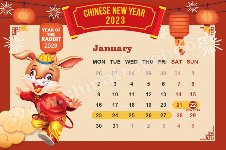 Chinese New Year 2023, Year of the rabbit
