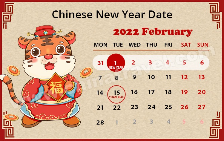 Lunar Calendar 2022 Chinese New Year Chinese New Year 2022, 2023, 2024...