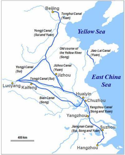 grand canal china map The Grand Canal grand canal china map