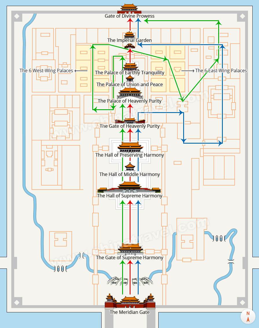 Beijing Maps Tourist Attractions And Transportation Map