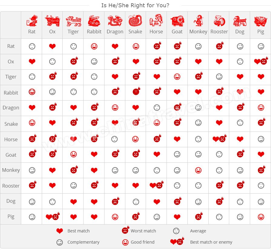 Chinese Zodiac Compatibility