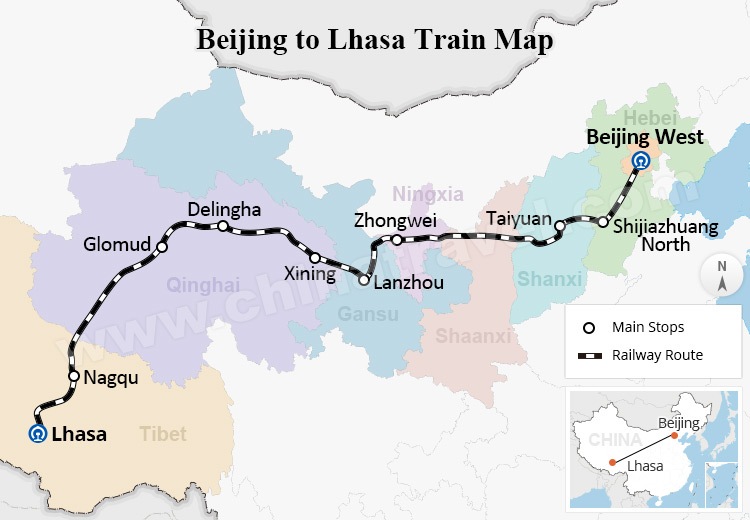 Beijing to Lhasa Train/Time/Ticket Prices