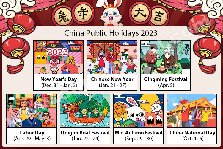 China Public Holidays 2023, Dates, Top Holidays