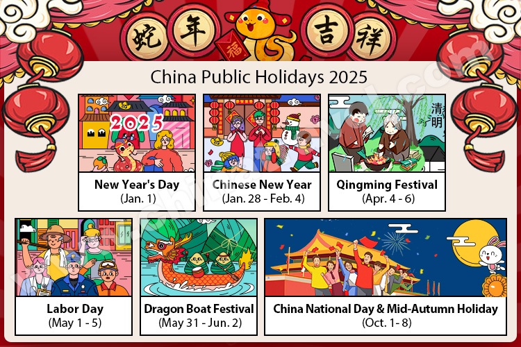 National Holidays 2025 China Palace