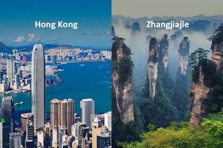 hongkong zhangjiajie tour