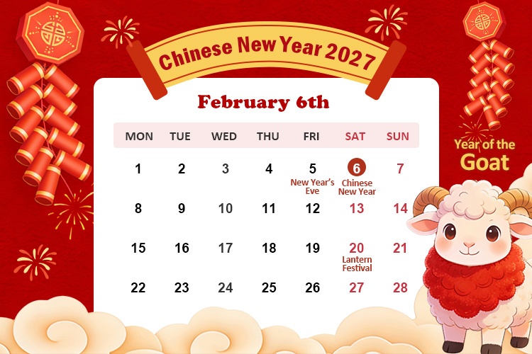 Chinese New Year 2027: When is Spring Festival 2027, Date, Calendar, Holiday, Zodiac Sign