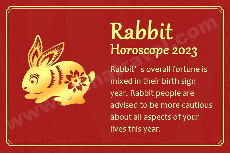 Rabbit's Horoscope 2023, Monthly Prediction for 2023