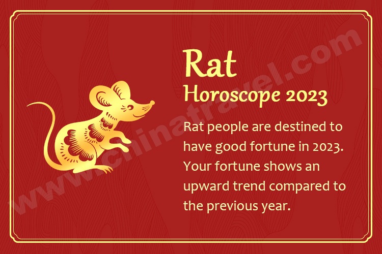 Rat' Horoscope 2023, Monthly Prediction for Rat in 2023